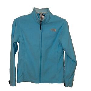 The North Face Blue Full Zip Fleece Jacket Girls Size Large 14-16 Outdoors